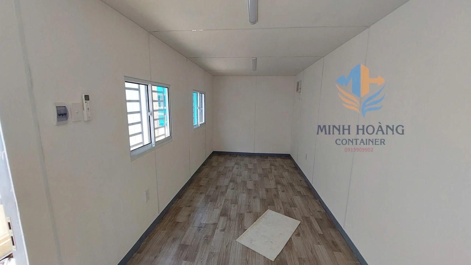 Container Văn Phòng 20 Feet Xám Hiện Đại